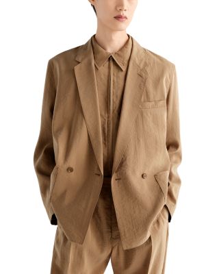 Light Double Breasted Silk Blend Jacket