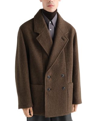 Double Breasted Felted Short Coat
