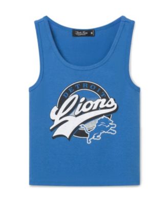 Junk Food Clothing Women's Detroit Lions Cropped Tank
