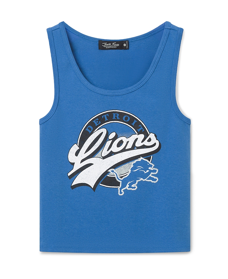 Junk Food Clothing Women's Detroit Lions Cropped Tank