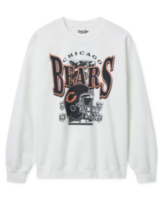 Junk Food Clothing Unisex Chicago Bears Conversion Flea Market Fleece Sweatshirt In White