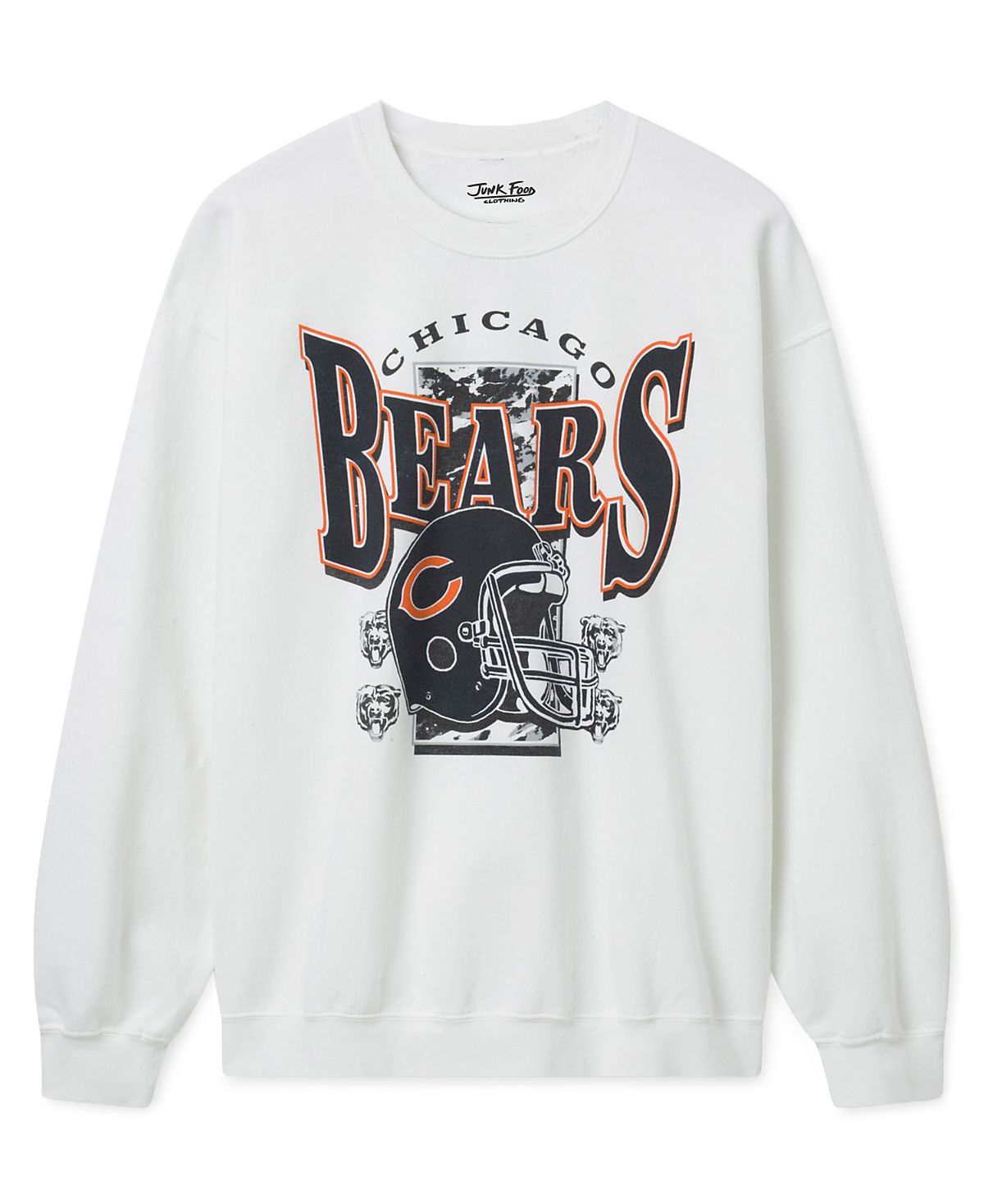 Junk Food Clothing Unisex Chicago Bears Conversion Flea Market Fleece Sweatshirt