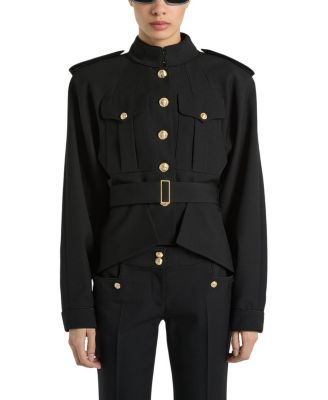 Balmain Wool Peplum Jacket