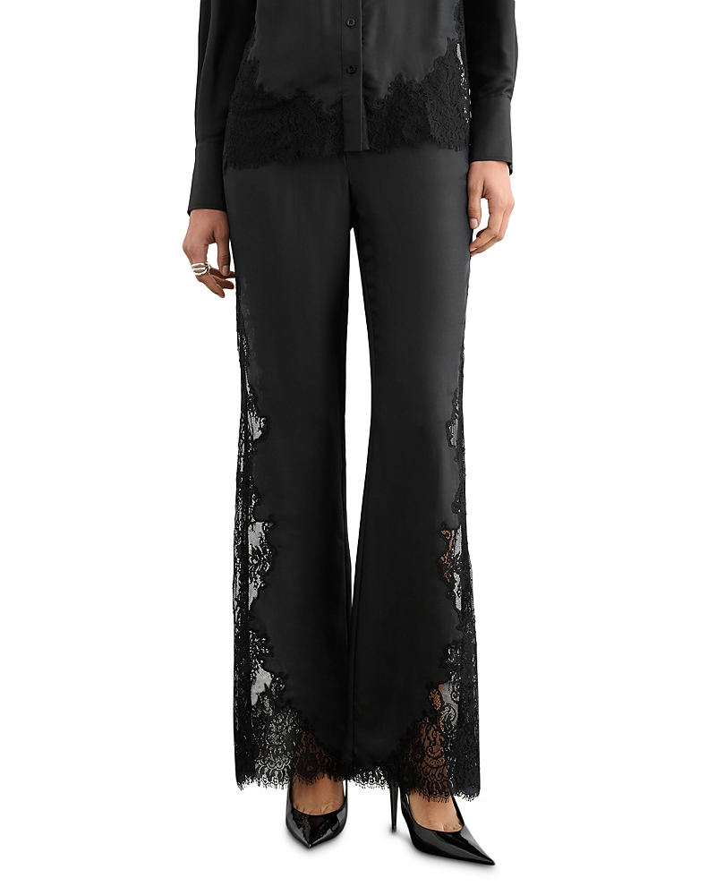Toccin Priya Lace Inset Flare Pants