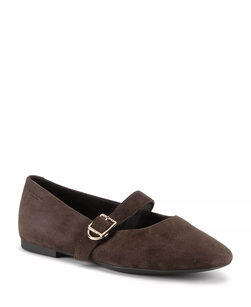 Vagabond Shoemakers Women's Jolin Suede Mary Jane Ballet Flats