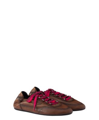  Men's Collapse Antiqued Nappa Leather Sneakers With Hooks