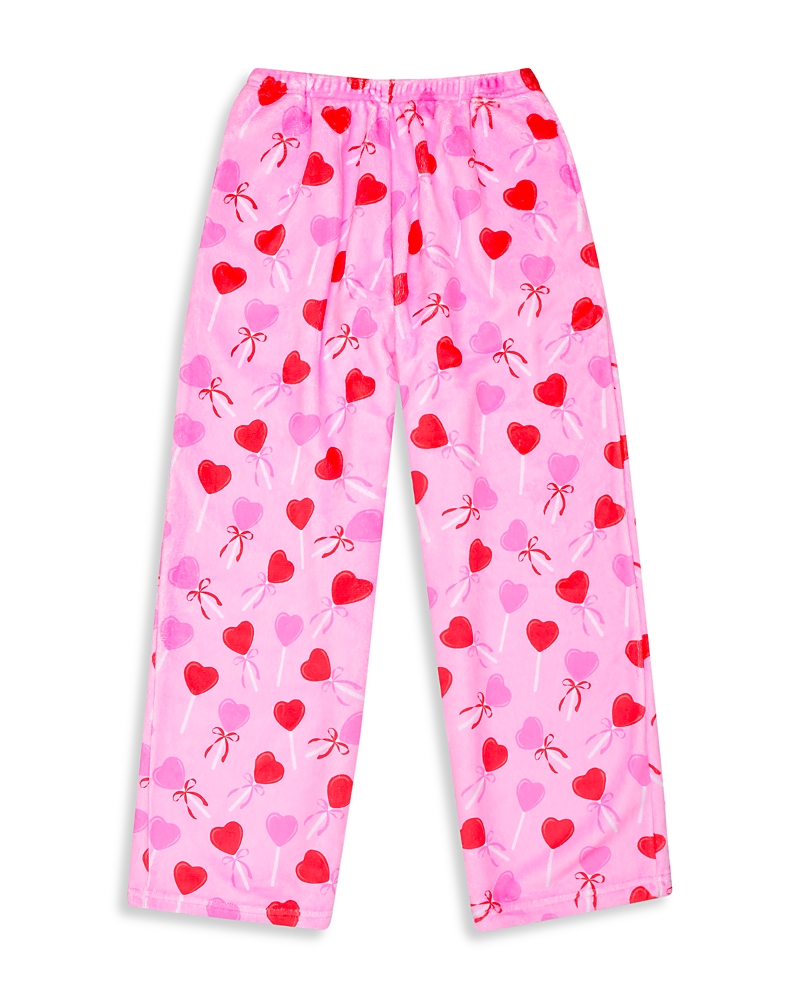 Iscream Girls' Love Pops Printed Plush Pants - Little Kid, Big Kid