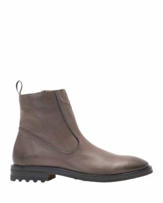 John Varvatos Men's Freeman Leather Zip Up Boots