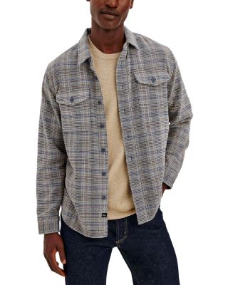 Warren Relaxed Fit Dual Pocket Plaid Woven Shirt