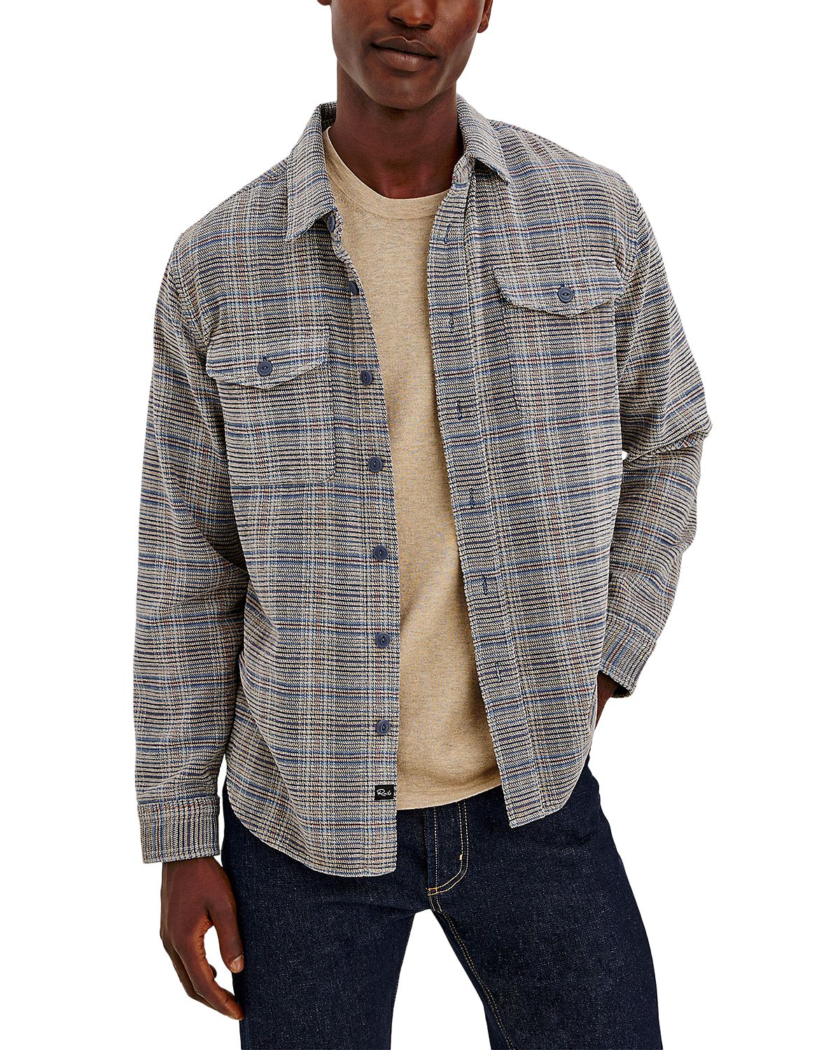 Rails Warren Relaxed Fit Dual Pocket Plaid Woven Shirt