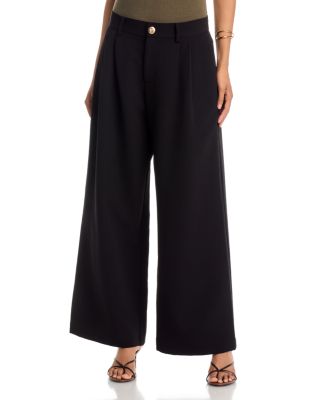 T Tahari Pleated Wide Leg Pants