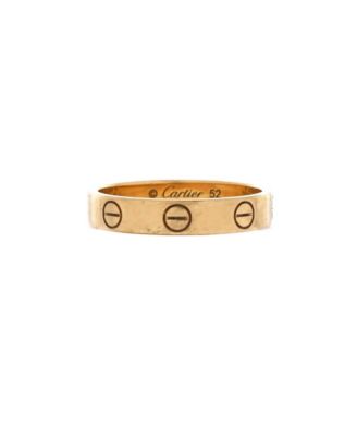  Love Wedding Band Ring 18K Gold