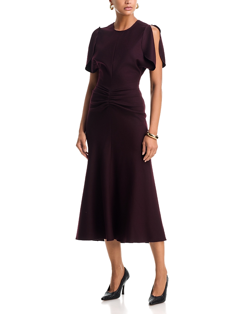 Victoria Beckham Bela Wool Midi Dress
