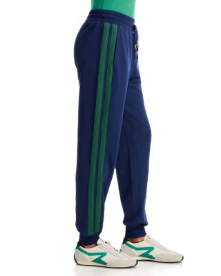 Varsity Drawstring Waist Joggers - Exclusive - thumbnail 4