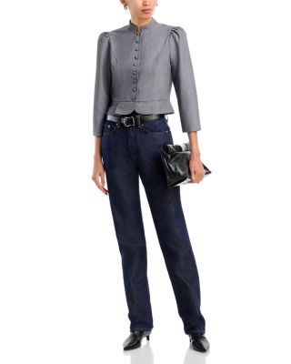 Kaelani Button Front Peplum Jacket - thumbnail 2