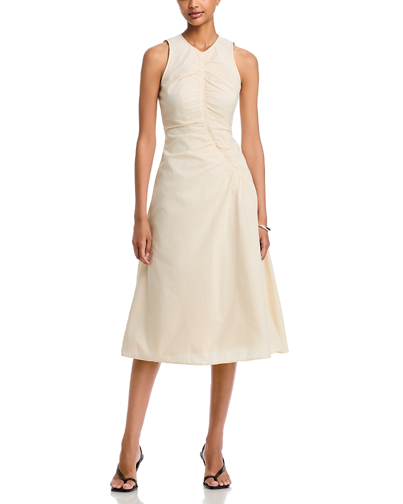 Theory Ruched Sleeveless Dress