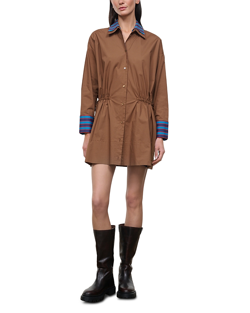Staud Uptown Cotton Stretch Mini Dress