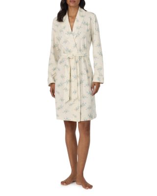 Cotton Blend Short Robe - Exclusive
