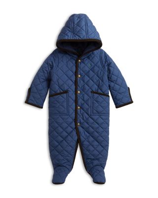Boys' Hooded Barn Footed Bunting - Baby