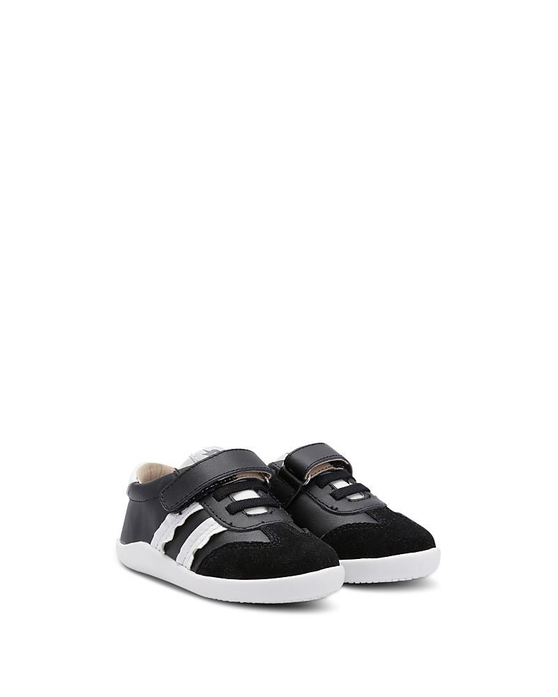 Old Soles Girls' Bee Ground Leather Sneakers Baby, Toddler In Black