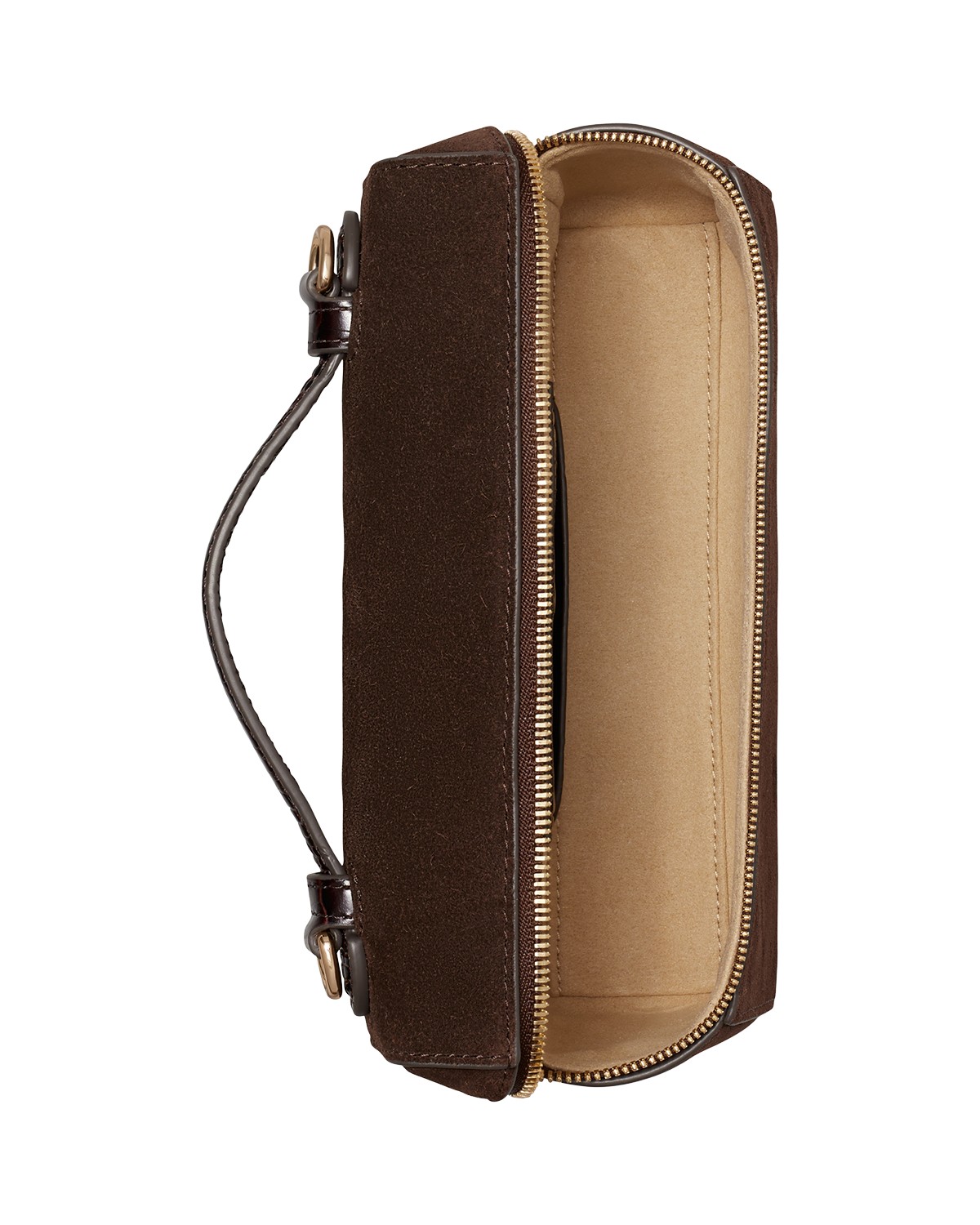 Romy Suede Slim Top Handle Bag