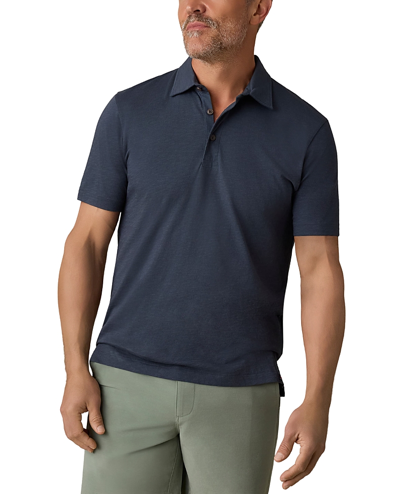 Faherty Sunwashed Cotton Polo T-Shirt