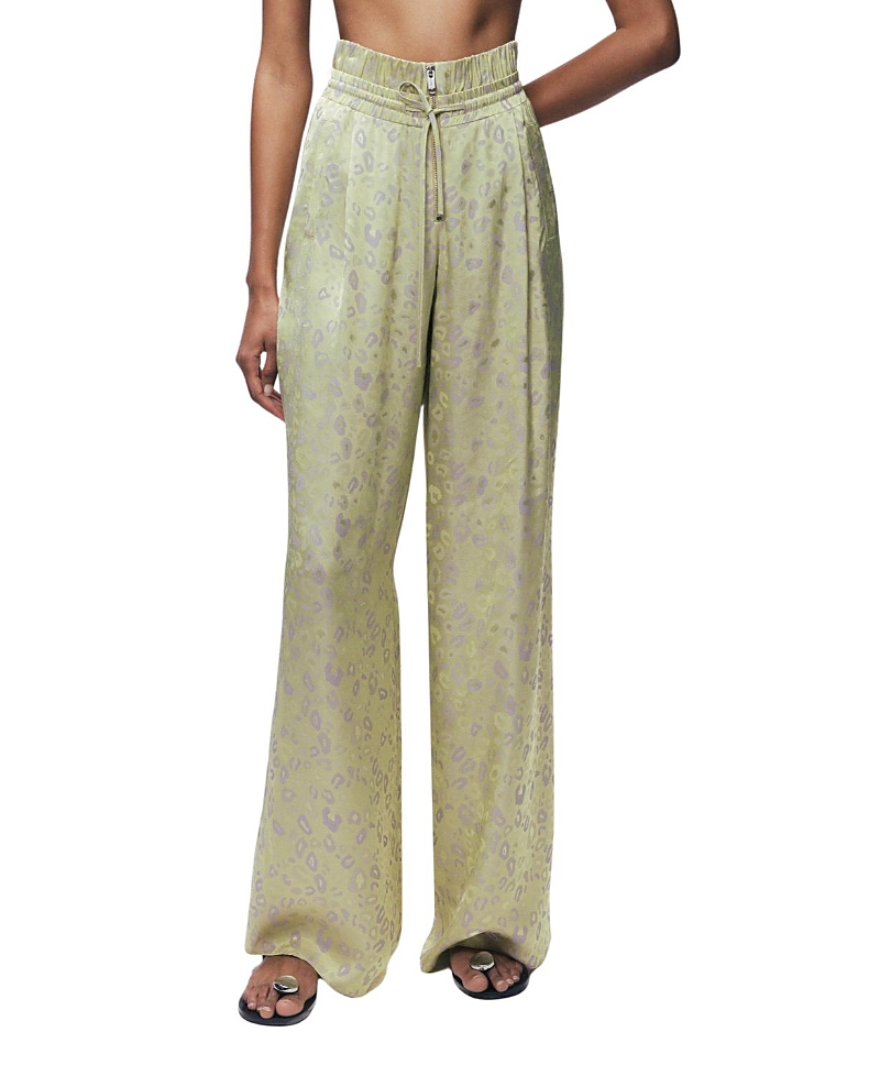Nocturne Printed Wide Leg Trousers