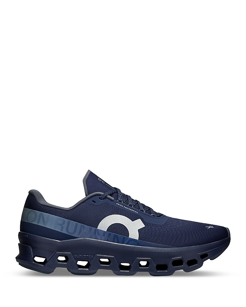 On Men's Cloudmonster Sneakers in Midnight/Navy