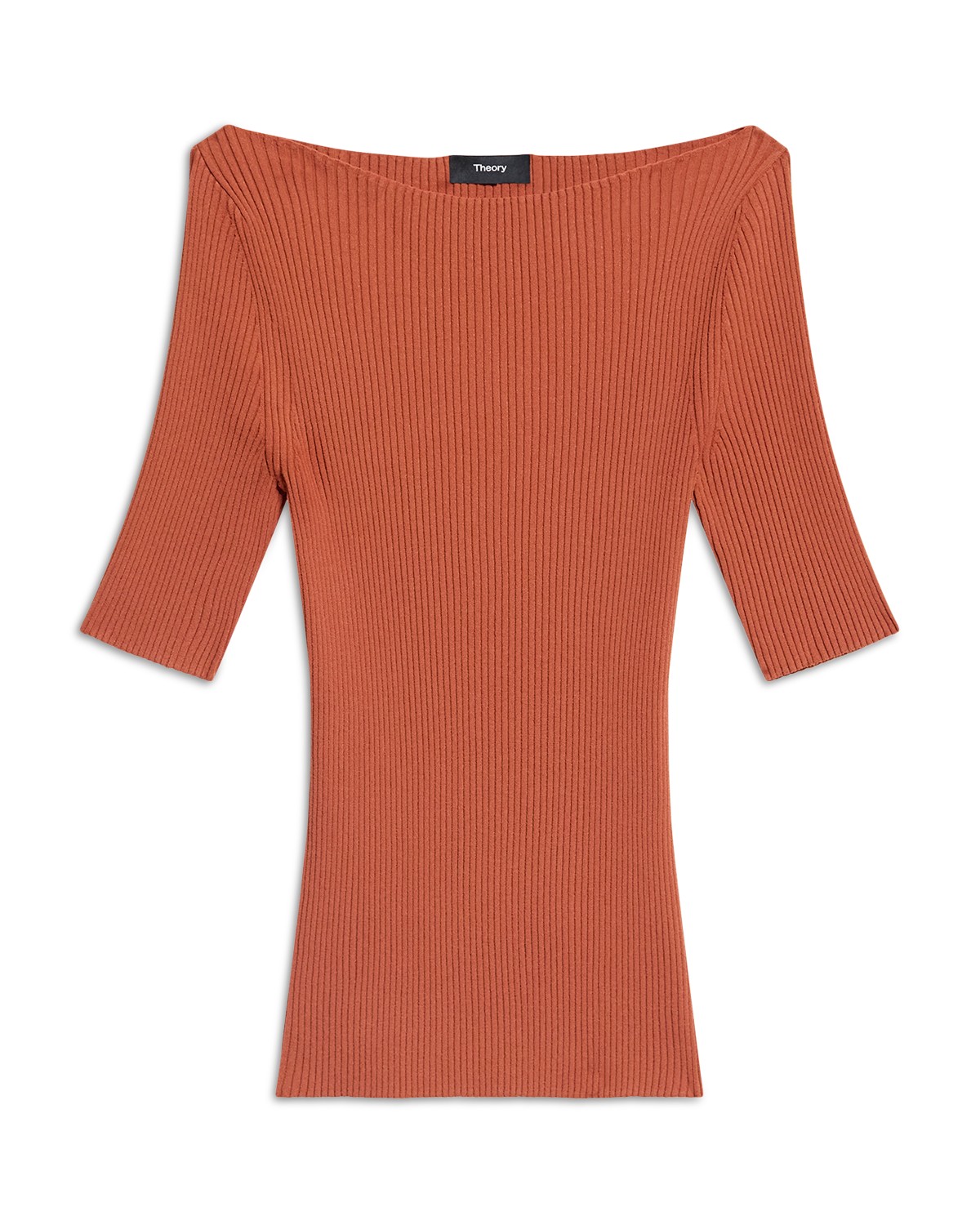 Theory Boat Neck Rib Knit Sweater