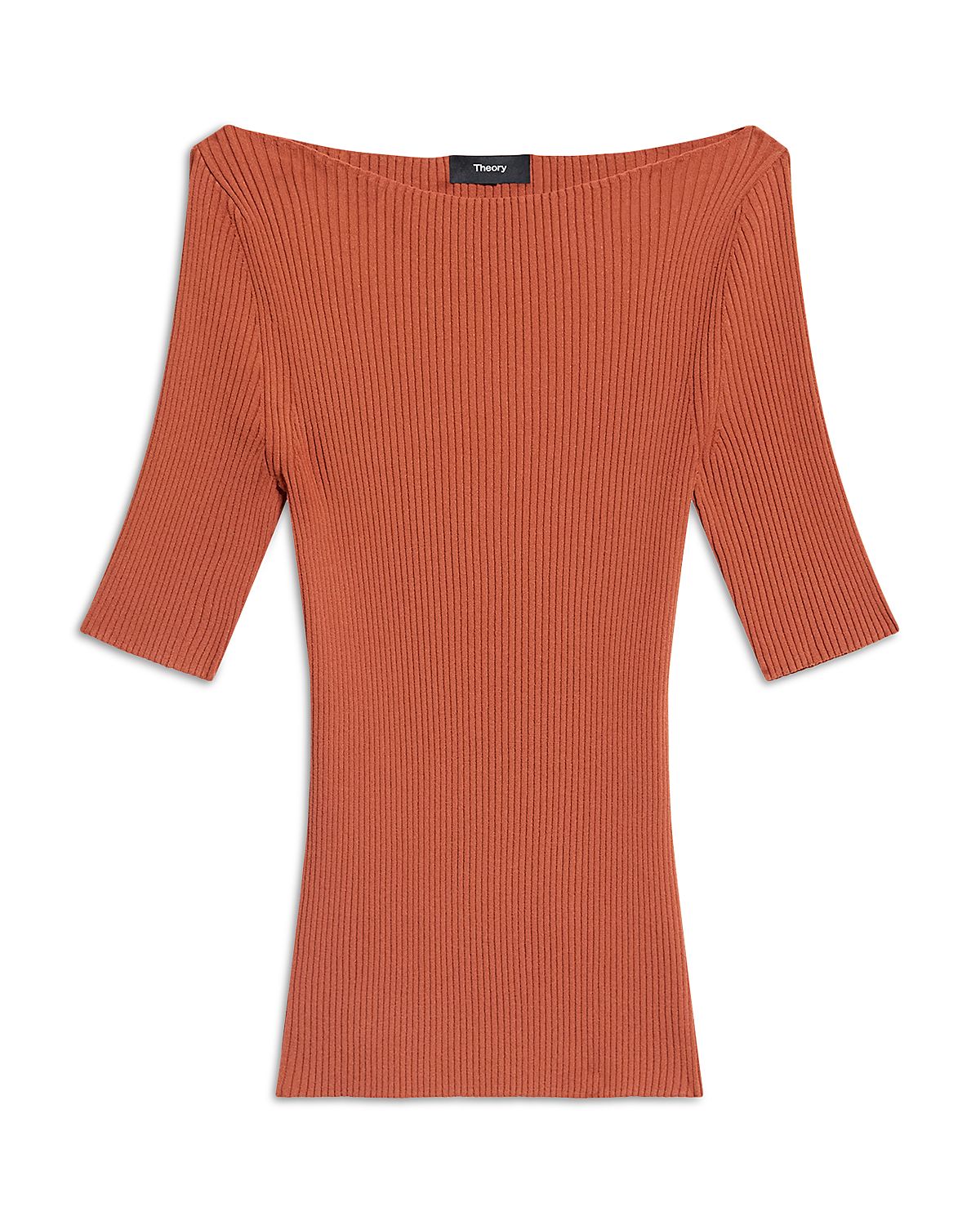 Theory Boat Neck Rib Knit Sweater
