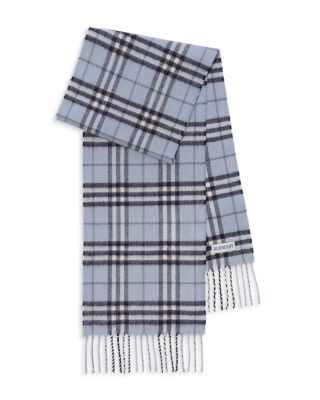 Unisex Check Cashmere Scarf - Ages 7+