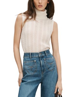 Mazzy Sleeveless Turtleneck Sweater