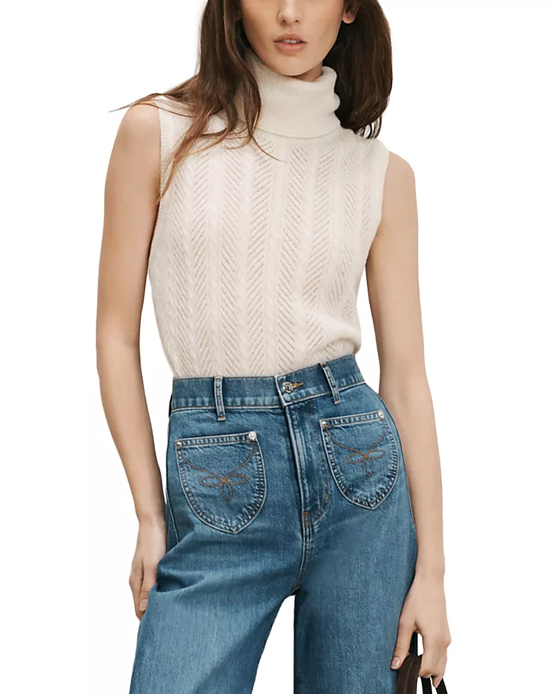 Veronica Beard Mazzy Turtleneck Sweater