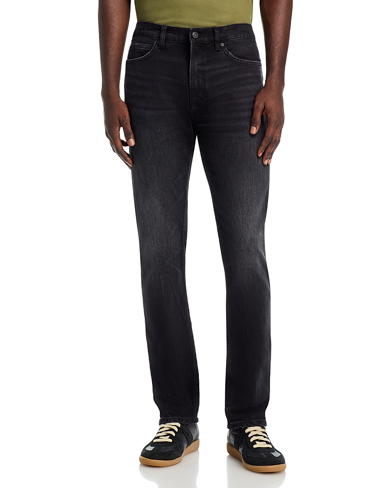 Hugo 708 Slim Fit Cotton Blend 31.6 Jeans in Charcoal