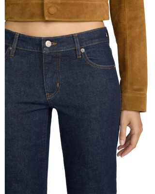 The Cigarette Low Rise Slim Jeans in Rinse - thumbnail 5