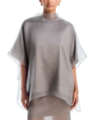 The Cali Silk Organza Blouse