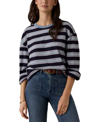 Faherty Sunwashed Long Sleeve Retro Tee