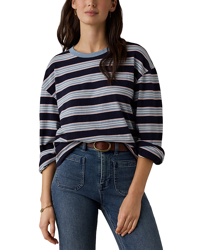 Faherty Sunwashed Long Sleeve Retro Tee