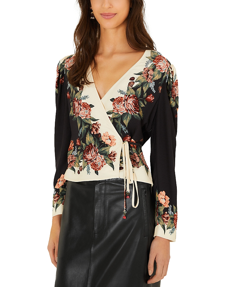 Farm Rio Printed Long Sleeve Blouse