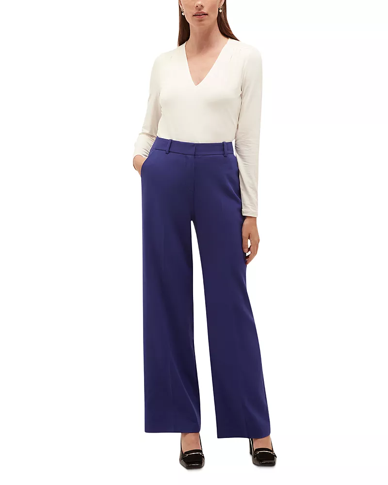 Hobbs London Monroe Wide Leg Trousers