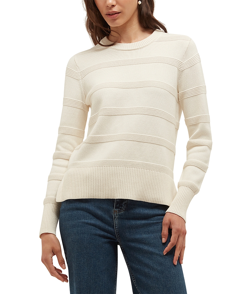 Hobbs London June Textured Stripe Sweater