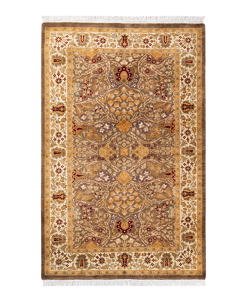 Adorn Handwoven Rugs Mogul M1622 3'2" x 5'0" Area Rug - Brown