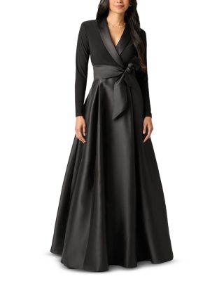 Mixed Media Tuxedo Gown