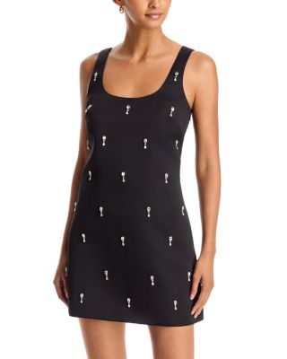 Jewel Satin Mini Dress - Exclusive
