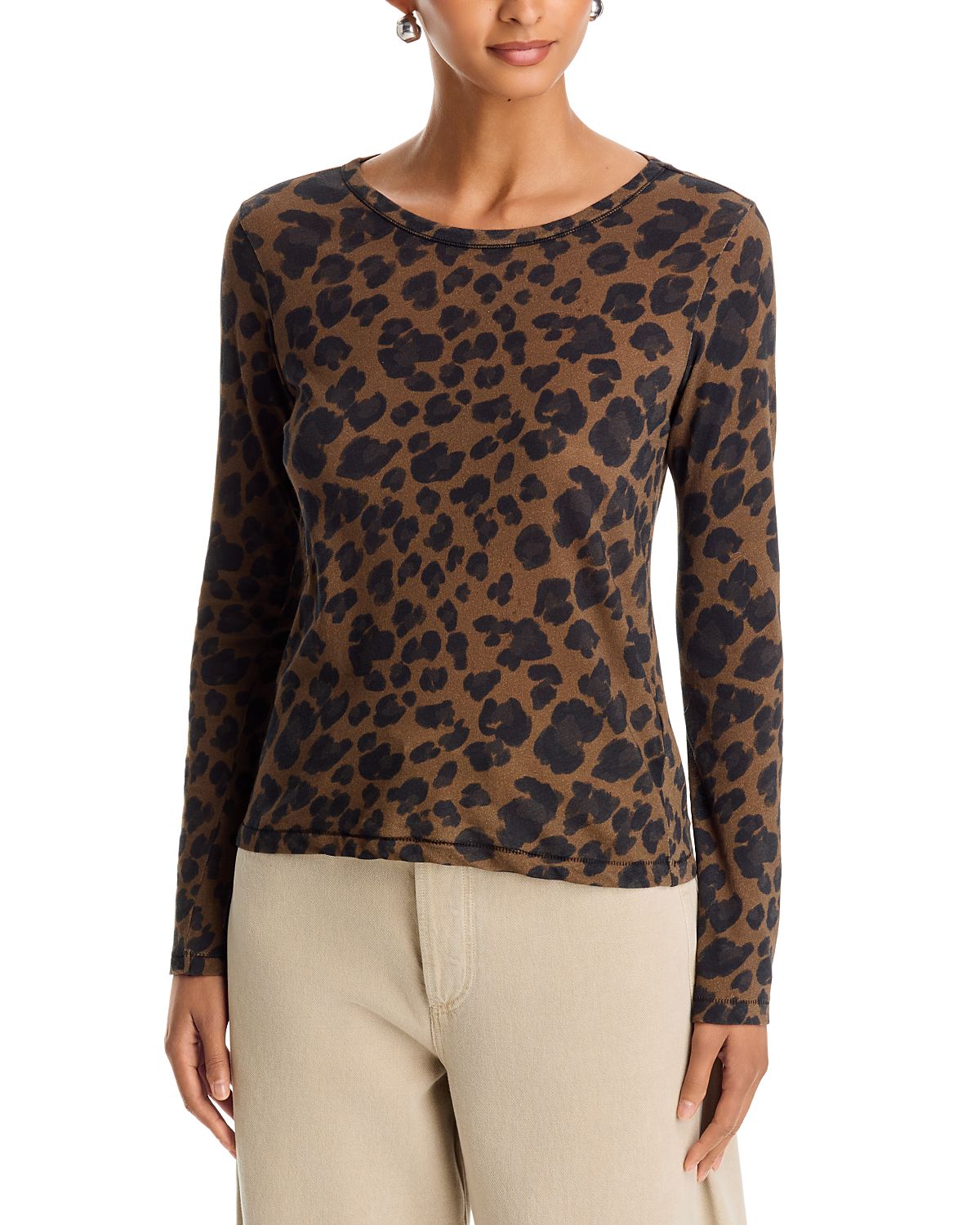 Velvet by Graham & Spencer Galenna Cotton Long Sleeve Tee