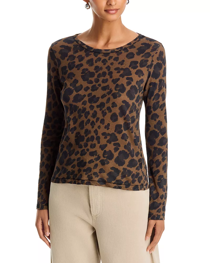 Velvet by Graham & Spencer Galenna Cotton Long Sleeve Tee