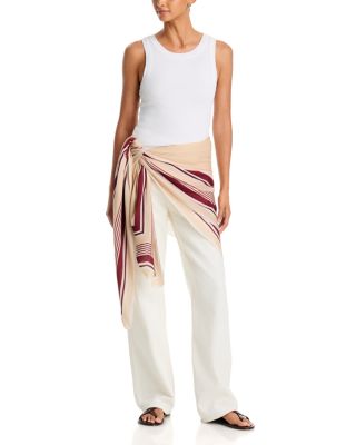Lina Striped Scarf