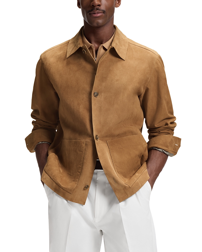 Boss C-Mandrian Leather Jacket