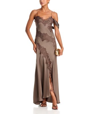 Reese Silk Cascade Gown - thumbnail 2