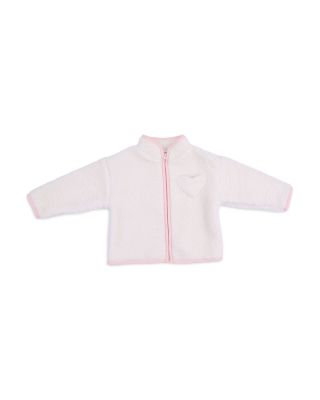 Girls' Faux Sherpa Zip Jacket With Lining - Baby